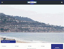 Tablet Screenshot of beachcitybrokers.net